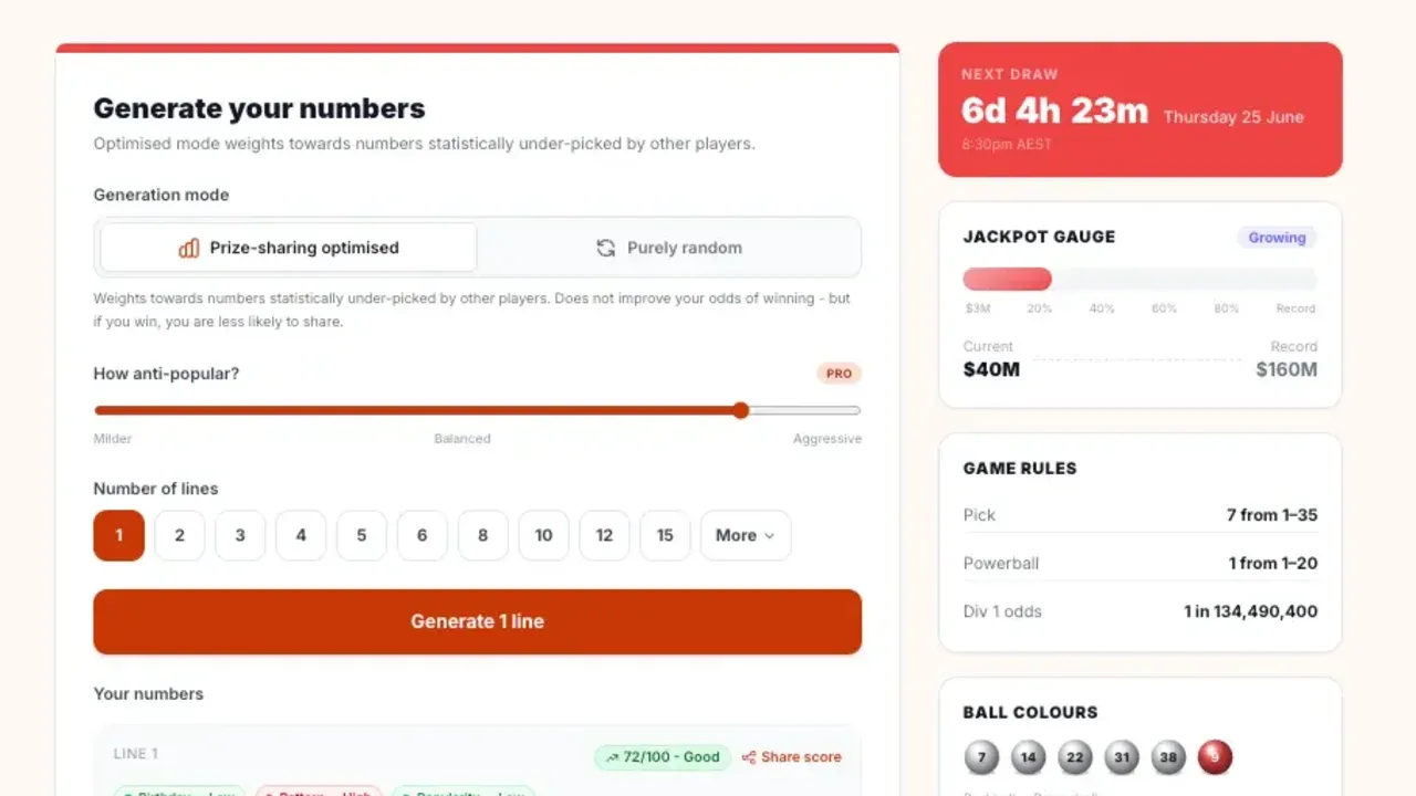 A section of the Outnumber website